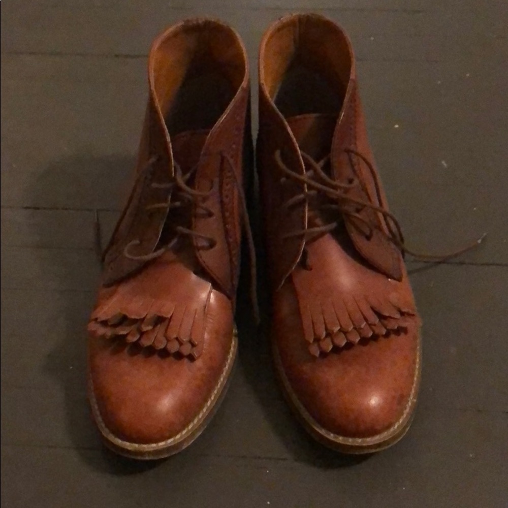 Madewell oxford boots